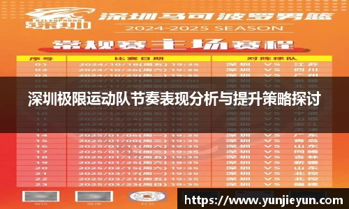 深圳极限运动队节奏表现分析与提升策略探讨