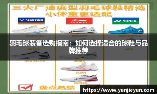 羽毛球装备选购指南：如何选择适合的球鞋与品牌推荐
