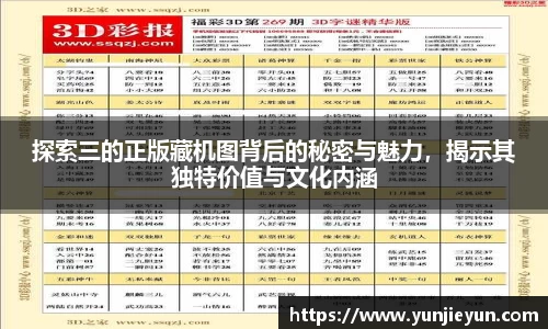 探索三的正版藏机图背后的秘密与魅力，揭示其独特价值与文化内涵